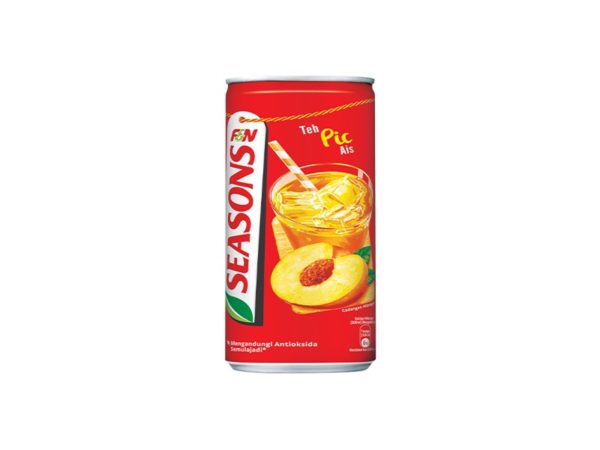 F&N SEASONS ICE PEACH TEA DRINK CAN